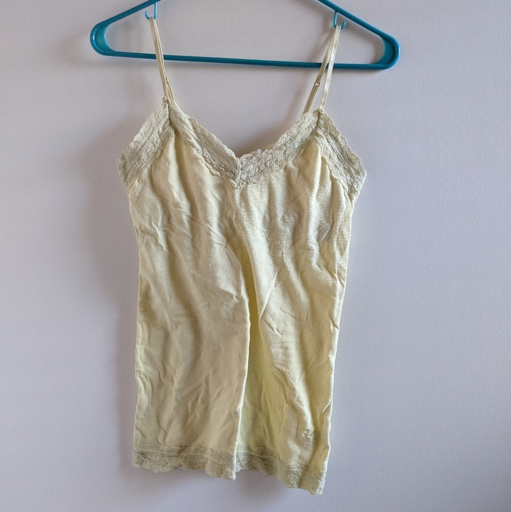 Yellow Lace Camisole